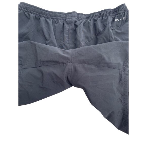 Nike Dri-Fit Women’s Large L LG  Athletic Unlined Shorts drawstring Black - Picture 8 of 11